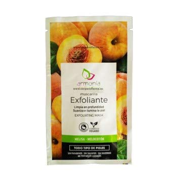 Mascarilla Exfoliante Melisa y Melocotón (pack de 12 unidades)