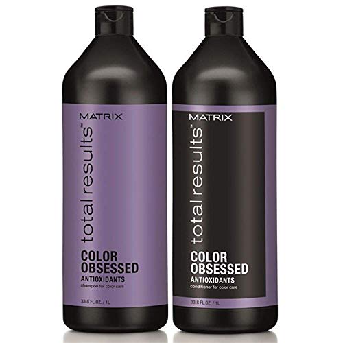 Matrix Total Results Color Obsessed - Champú y acondicionador, 1000 ml