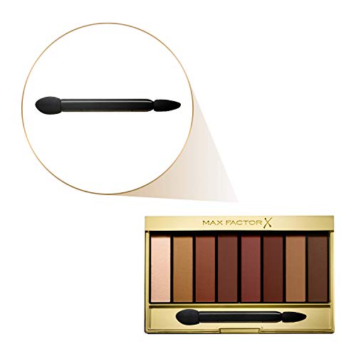 Max Factor Masterpiece Nude Matte Sunset 07 – Paleta de sombras de ojos con 8 tonos bronceados con acabado satinado y brillante