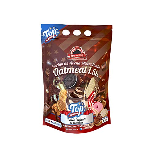 Max Protein Oatmeal Top Flavors 15Kg Turrón Crujiente De Chocolate Saco 15Kg 600 g