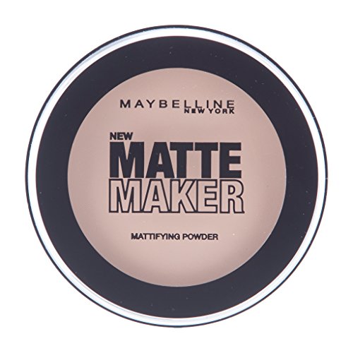 Maybelline - Matte Maker 20 Beige - polvos faciales (Nude Beige, Mate, TALC, PARAFFINUM LIQUIDUM / MINERAL OIL, MAGNESIUM STEARATE, CAPRYLYL GLYCOL [+/- MAY CONTAIN CI 778)