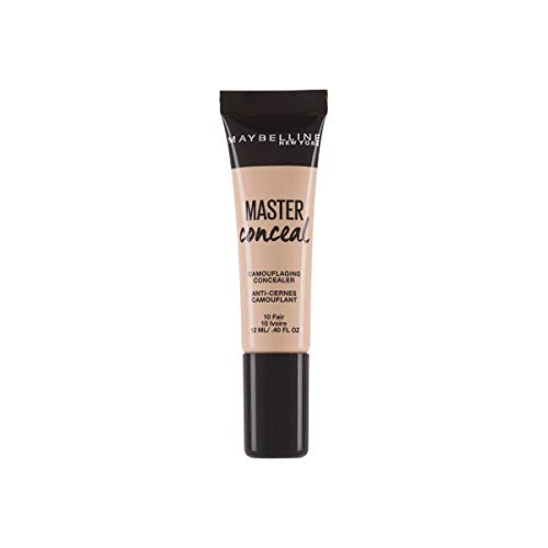 Maybelline New York - Corrector de Imperfecciones Alta Cobertura Master Conceal Tono 10 Fair Pieles Muy Claras - 12 ml