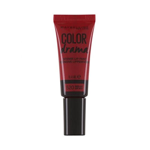 Maybelline Pintalabios Color Drama Lip Paint Tono 520 Red-Dy Or Not Pintalabios Gloss
