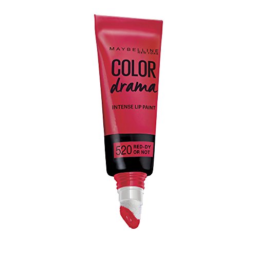 Maybelline Pintalabios Color Drama Lip Paint Tono 520 Red-Dy Or Not Pintalabios Gloss