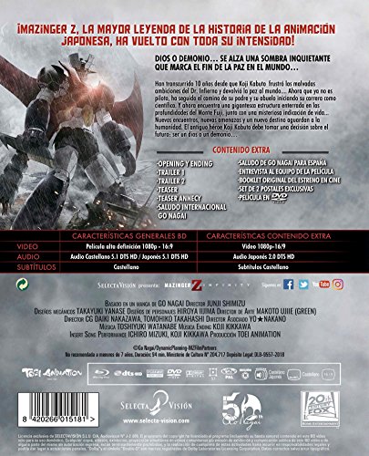 Mazinger Z Infinity Blu-Ray Edición Coleccionistas [Blu-ray]