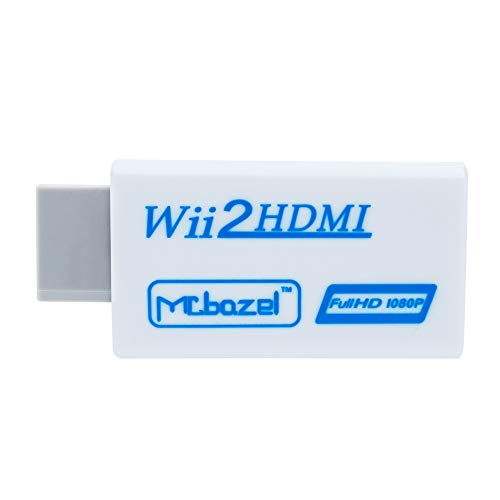 Mcbazel Wii a HDMI Converter, convertidor de Adaptador de Video Full HD 1080P con Audio de 3.5mm