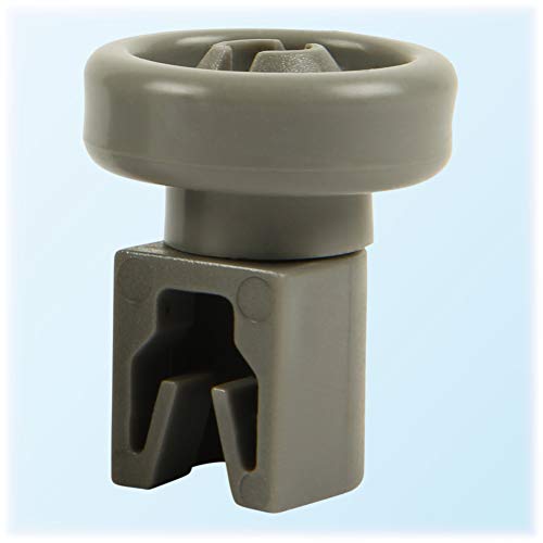 McFilter - Ruedas para cesta superior de lavavajillas (8 unidades, adecuadas para AEG Favorit, Privileg, Zanussi, etc.)