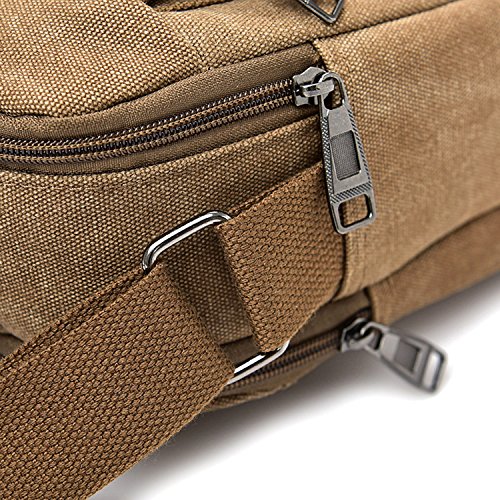 MeCooler Bolsos de Tela Hombre Bandolera de Lona Marca Viaje Casual para Outdoor Sport Colegio Militares
