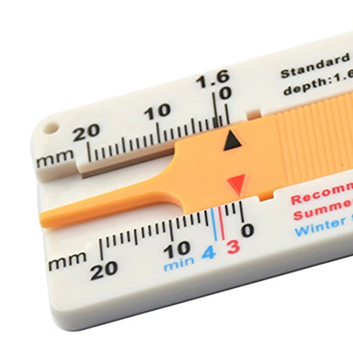 Medidor de relieve de neumáticos digital para coche, motocicleta, remolque, furgoneta