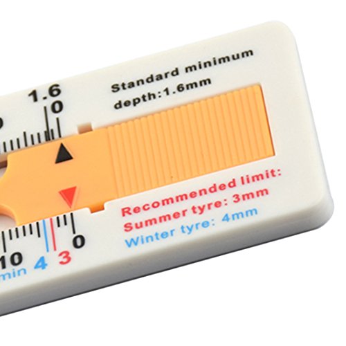 Medidor de relieve de neumáticos digital para coche, motocicleta, remolque, furgoneta
