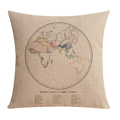 MEILING Almohada Marina mediterránea de la Ballena Almohadillas Gruesas de la Textura del cáñamo del algodón Modelo del sofá con los Cojines (Color : 45cm-with A Core)