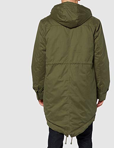 Merc of London Tobias Parka Abrigo, Vert (Combat Green), M para Hombre