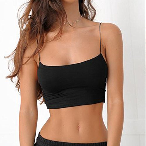 MERICAL Fashion Women's Sexy Off Shoulder Sleeveless Tank Tops Vest T-Shirt Blouse(Negro,Small)