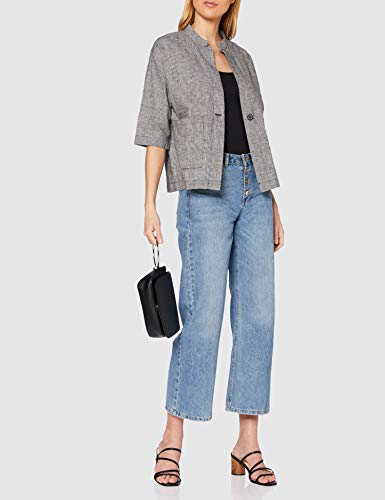 Mexx Chaqueta, Multicolor (Checked 300032), 40 (Talla del Fabricante: 38) para Mujer