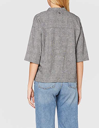 Mexx Chaqueta, Multicolor (Checked 300032), 40 (Talla del Fabricante: 38) para Mujer