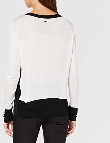 Mexx Chaqueta Punto, Blanco (Blanc De Blanc 114800), X-Large para Mujer