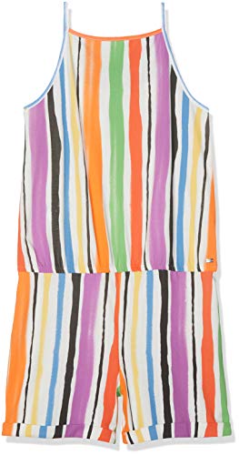 Mexx Pantalones de Peto, Multicolor (Multicolor Striped 318213), 152 para Niñas