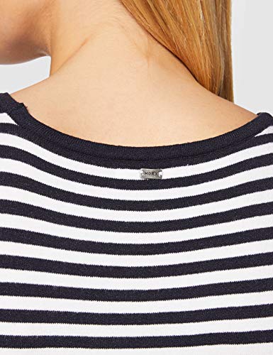 Mexx Vestido, Multicolor (Dark Sapphire/Blanc De Blanc/High Risk Red Striped 318773), X-Small para Mujer