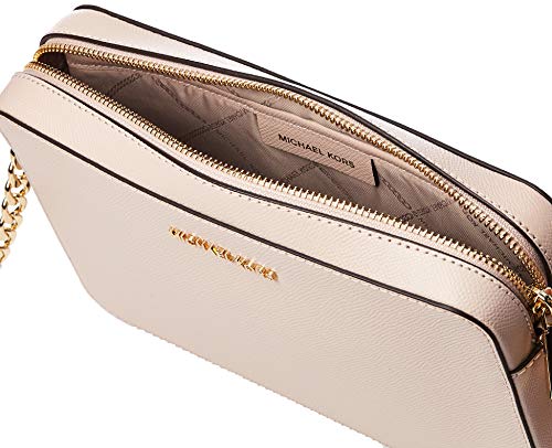 Michael Kors - Jet Set Large Crossbody, Bolsos bandolera Mujer, Negro (Soft Pink), 1.9x10.2x22.9 cm (B x H T)