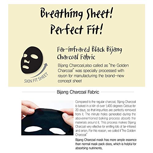 [Miclan] Honey Black Rice Moisturizing Mask 10pcs - (de Mediheal) Mascarilla revitalizante y hidrante con arroz negro y miel