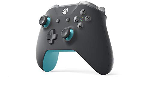 Microsoft - Mando Inalámbrico, Color Gris y Azul (Xbox One)