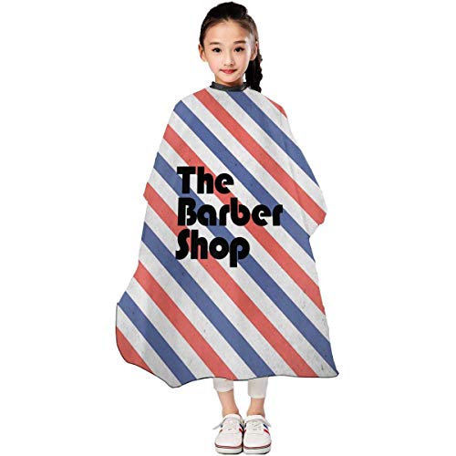 Miedhki The Barbershop - Capa de peluquería para corte de pelo, estilo y champú para niños, 99 x 47 pulgadas