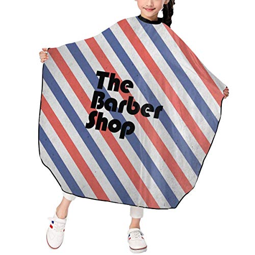 Miedhki The Barbershop - Capa de peluquería para corte de pelo, estilo y champú para niños, 99 x 47 pulgadas