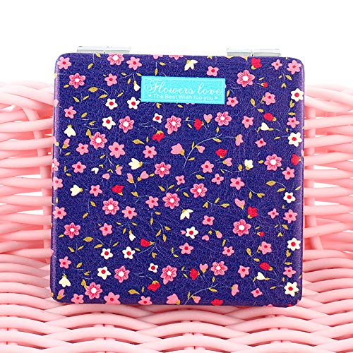 Mini Espejo,Plegable Espejo de Maquillaje Espejo Portátil Espejo Cosmético Ultrafino Espejo de Viaje,Espejitos Baratos y Originales,Espejos para Detalles de Bodas, Comuniones y Bautizos(3 piezas)