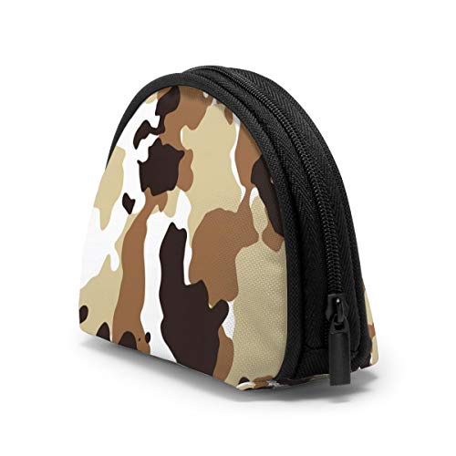 Mini Monedero para Mujer Camouflage Monedero Monedero Estuche de Cambio Lindo Tarjeta de crédito Monederos para Llaves Monedero pequeño 1pcs