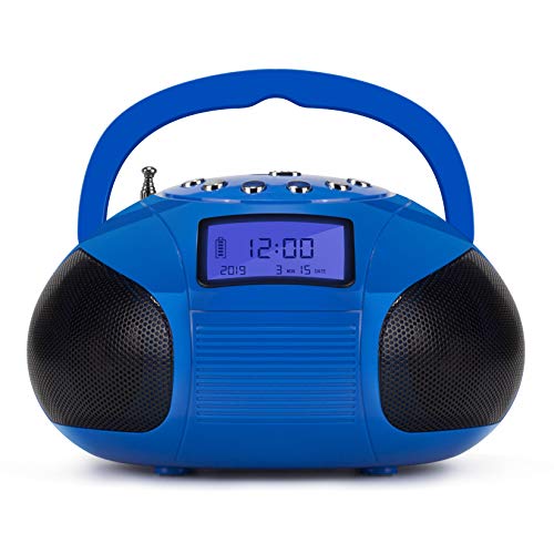 Mini Reproductor Bluetooth Inalámbrico 2 x 3W Hi-Fi August SE20 Radio FM Alarma Despertador con Lector USB SD Entrada AUX