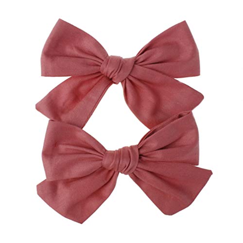 Minkissy 16 unidades de lazos para el pelo de bebé, niña, lazos, lazos grandes, pinzas de cocodrilo, accesorios para el cabeza, accesorios para bebés y niños pequeños