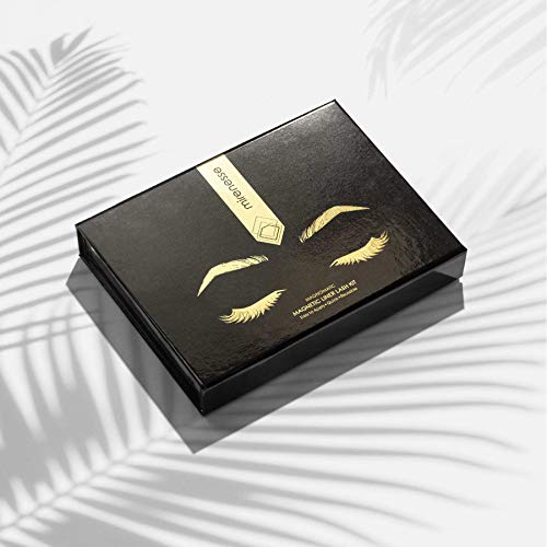 Mirenesse Magnomatic Kit Delineador de Ojos Magnético y Pestañas Reutilizables, Pestañas Falsas Fácil sin Adhesivo y sin Ensuciar