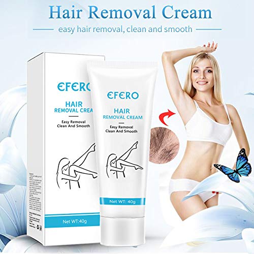 Miriqi Crema Depilatoria Mujer,Crema Depilatoria Crema Depilatoria Facial Mujer, en Bikini, Antebrazo, Pecho, Axila, Piernas y Brazos,Depilatoria sin Dolor, rápida y Efectiva, Deja la Piel Suave(40g)