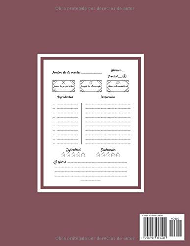 Mis cosméticos caseros: Folleto de 50 recetas para escribir y hacerte