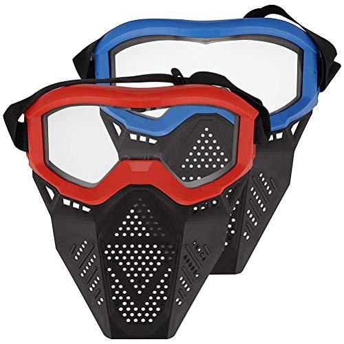 Miwaimao - Máscara facial con gafas para jugar al aire libre con gafas para rival Apollo Zeus Khaos Atlas Artemis Blasters Rival Mascarilla azul
