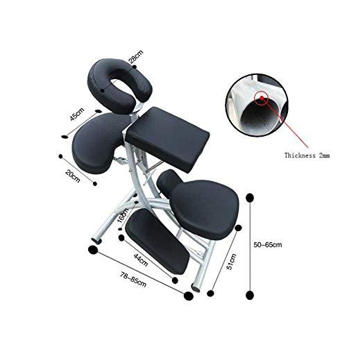MJY Silla de tatuaje, Silla de peluquería Acupuntura Ventosas Raspado Masaje Belleza Silla multifunción Ángulo multifunción Altura ajustable Ajustable habitación