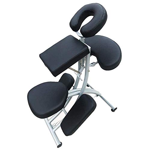 MJY Silla de tatuaje, Silla de peluquería Acupuntura Ventosas Raspado Masaje Belleza Silla multifunción Ángulo multifunción Altura ajustable Ajustable habitación