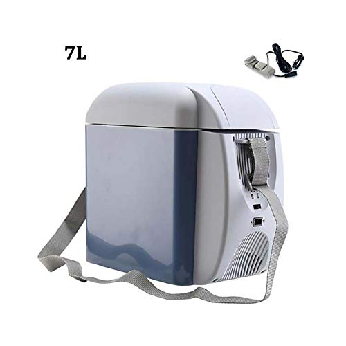 M＆K 7L Mini refrigerador para Maquillaje y Cuidado de la Piel, Compacto Enfriador/Calentador del Mini refrigerador para el Dormitorio de Coches, Incluye enchufes para Outlet 12V