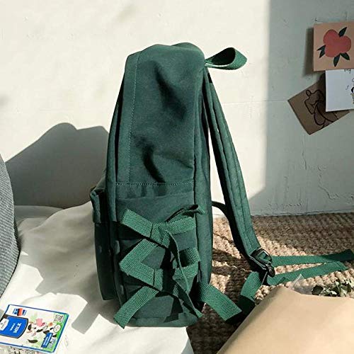 MNBVCX Mochila Femenina Versión Coreana Mochila con Un Sentido De La Mochila De Estudiante De Moda Vintage, Simple Y Versátil 28.5X11X39Cm