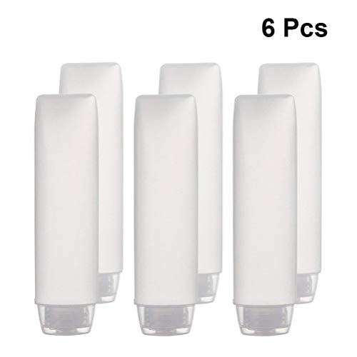 Mobestech 8 Piezas 50 Ml Exprimir Botella de Loción Botellas de Emulsión de Plástico Limpiador Botellas de Subenvasado Envases de Loción para Damas Niñas Mujeres Salientes