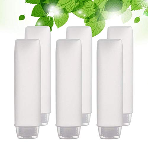 Mobestech 8 Piezas 50 Ml Exprimir Botella de Loción Botellas de Emulsión de Plástico Limpiador Botellas de Subenvasado Envases de Loción para Damas Niñas Mujeres Salientes