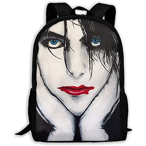 Mochila Antirrobo,Mochila Ligera para Estudiantes,Bolsa De Viaje,Mochila Escolar De Moda,The R-Obert C-Ure S-Mith Niños/Adultos,Hombres/Mujeres