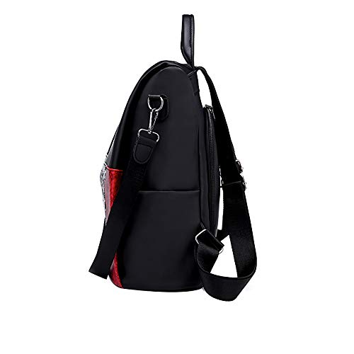 Mochila De Mujer Elegante Bolsa De Viaje Salvaje De Gran Capacidad Minimalista Polipiel Walking Mum NiñA Impermeable Flamencos Con