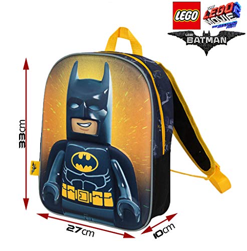 Mochilas Infantiles Niño Lego Movie Batman Cartera Escolar Niños con Imagen 3D