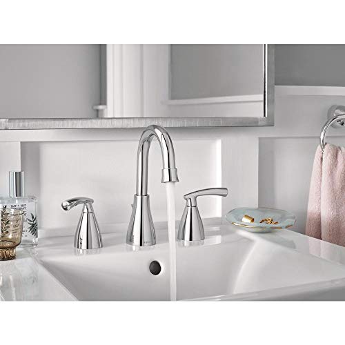 Moen 84716 Essie 8 in. Grifo de baño de 2 manijas en cromo