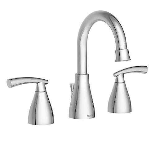 Moen 84716 Essie 8 in. Grifo de baño de 2 manijas en cromo