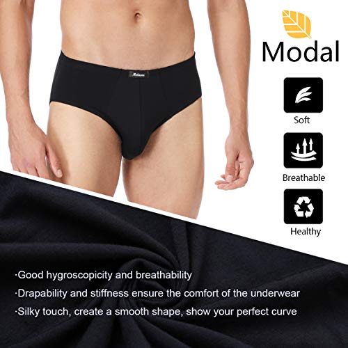 Molasus Slip Microfibra Hombre Modal Ropa Interior Briefs Calzoncillo para Hombre
