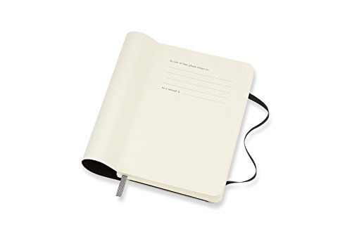 Moleskine DSB18WN2Y18 - Agenda semanal 2017-2018, 18 meses, tapa blanda, color negro (AGENDAS 18 MOIS)