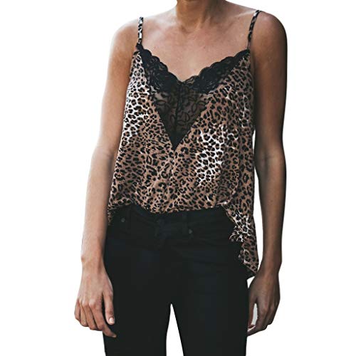 MOMOXI Chaleco para Mujer, Mujeres Verano Sexy Casual U Cuello sin Mangas Corta Camiseta Crop Top Chaleco Tank Camisetas Punto de Encaje con Cuello en V Chaleco Encaje Sexy de Gran tamaño para