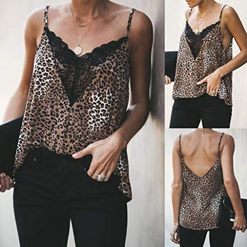 MOMOXI Chaleco para Mujer, Mujeres Verano Sexy Casual U Cuello sin Mangas Corta Camiseta Crop Top Chaleco Tank Camisetas Punto de Encaje con Cuello en V Chaleco Encaje Sexy de Gran tamaño para